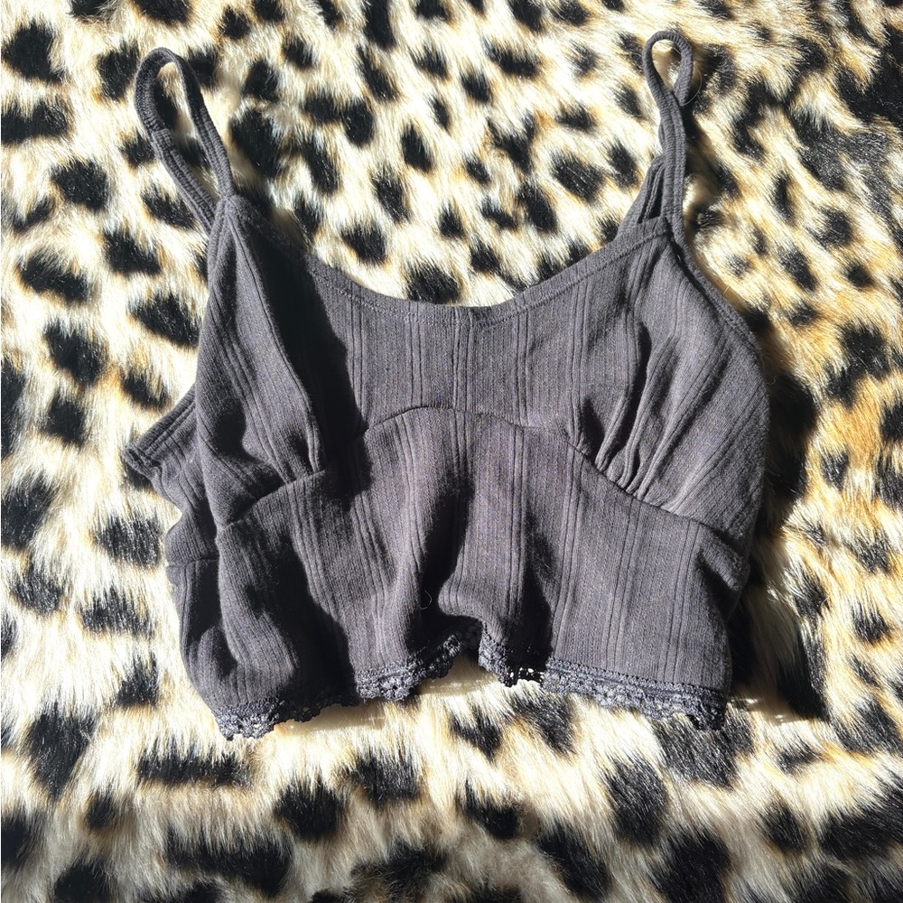 American Eagle Outfitters Charcoal Camisole